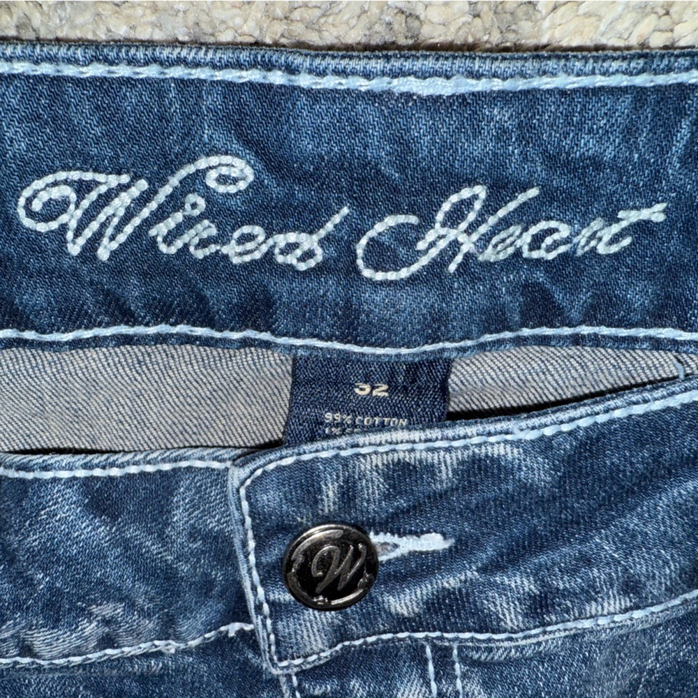 Wired heart Jeans Women's Dark Blue Boot Cut Jeans - Picture 4 of 5